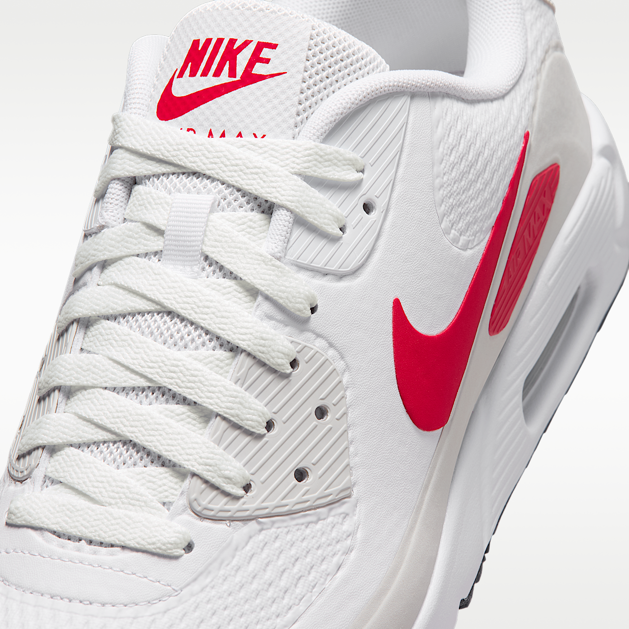Nike Air max 90 sneaker Wit/Photon Dust/Midnight Navy/Fire Red