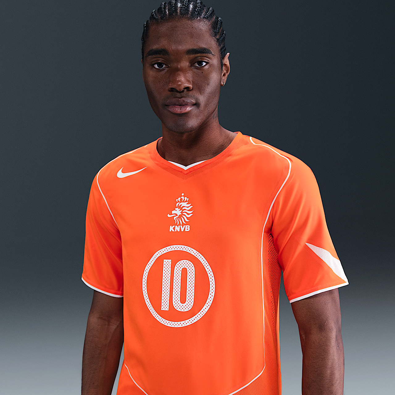 Ruud van Nistelrooy Netherlands 2004 Total 90 Reissue (Safety Orange/White/White)