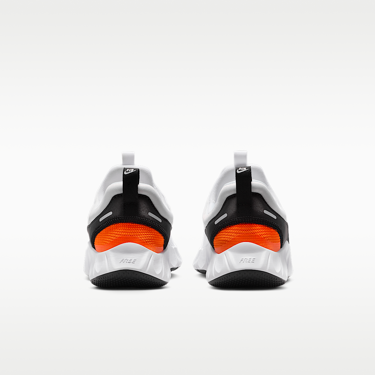 Nike Free sneaker Wit/Safety Orange/Zwart