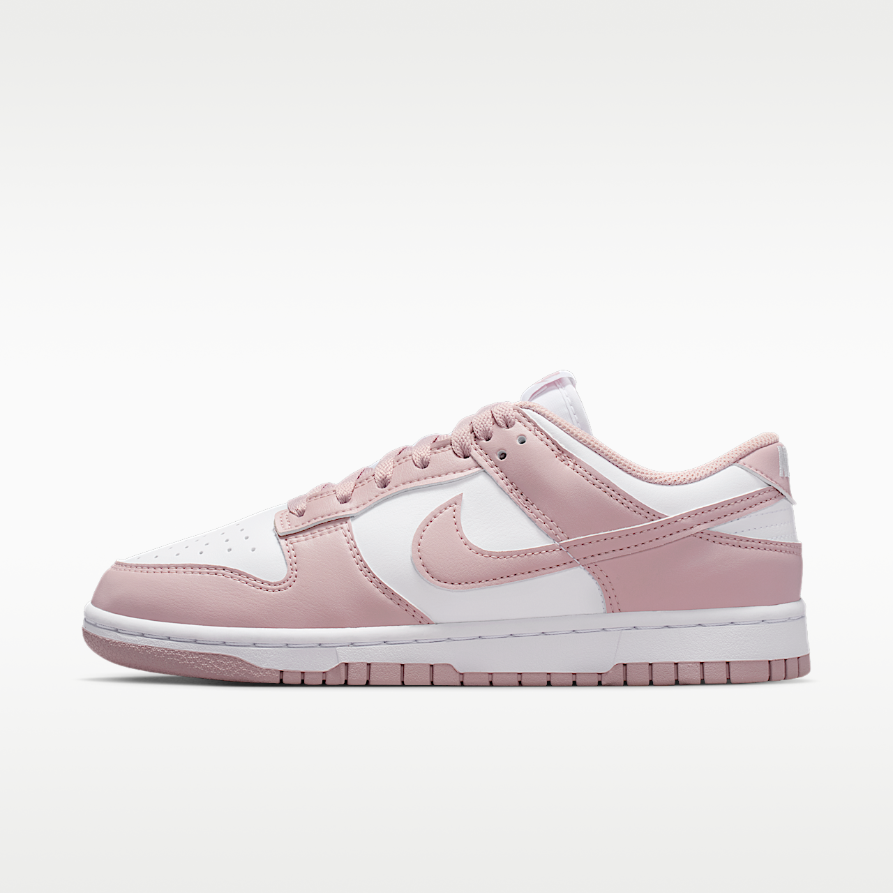 Nike Dunk Low sneaker Wit/Wit/Particle Rose
