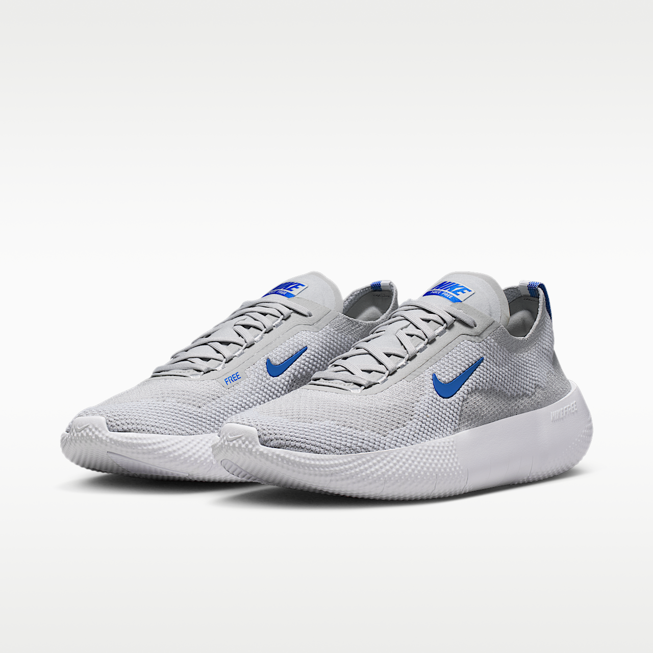 Nike Free sneaker Grey Fog/Pure Platinum/Crystal Blue