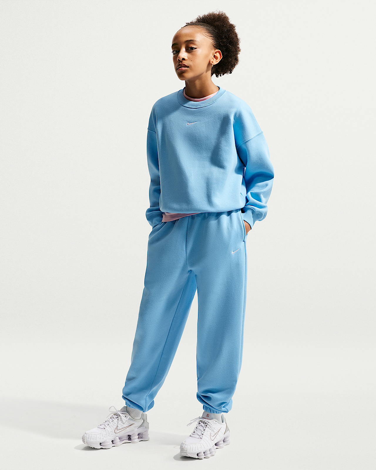 Детские  Nike Sportswear Studio Fleece Girls' Loose Pants