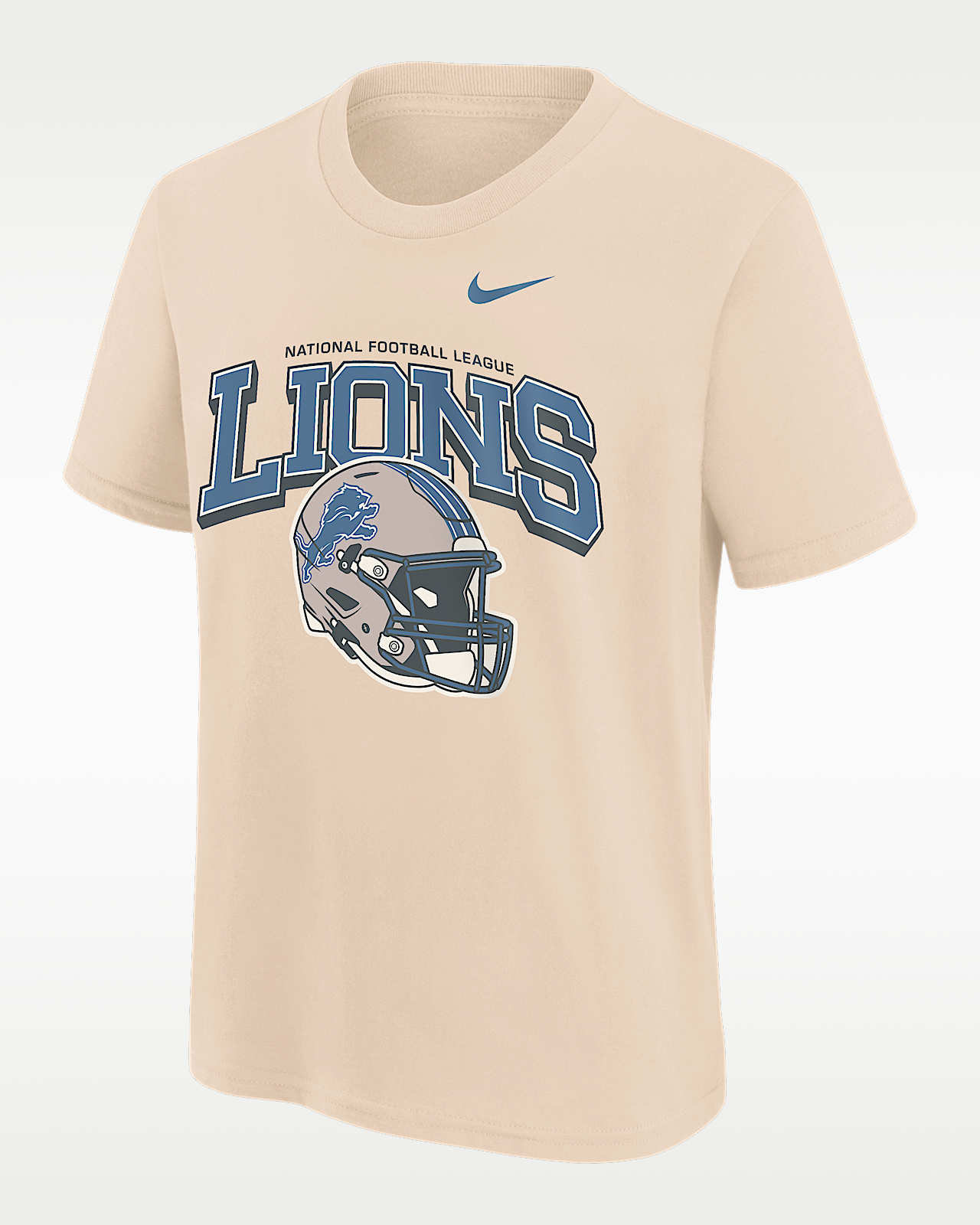 Детская футболка Detroit Lions Vintage Mod Easy Lane Big Kids' Nike NFL Short-Sleeve