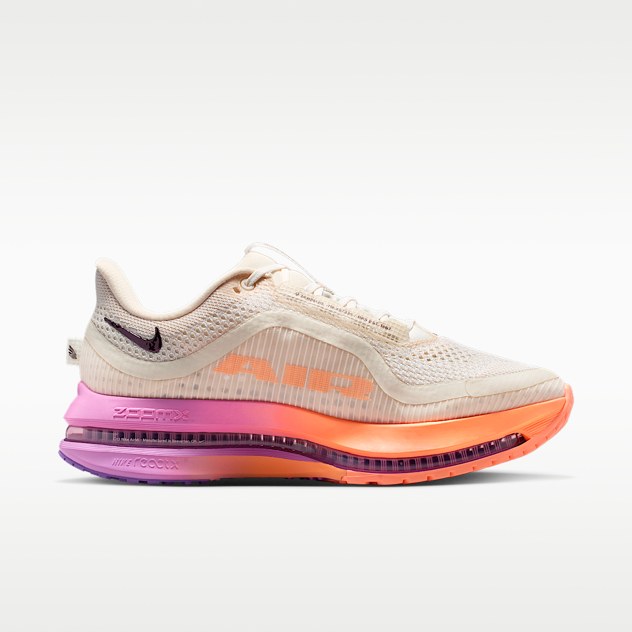 Nike Pegasus sneaker Chalk/Orange Pulse/Light Magenta/Tattoo