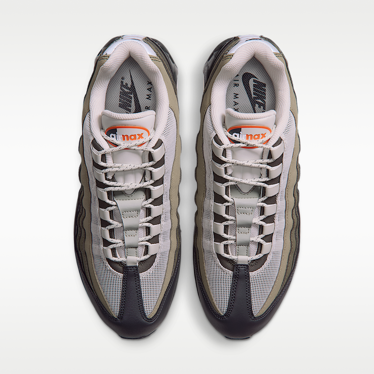 Nike Air Max sneaker Light Bone/Anthracite/Dark Loden/Safety Orange