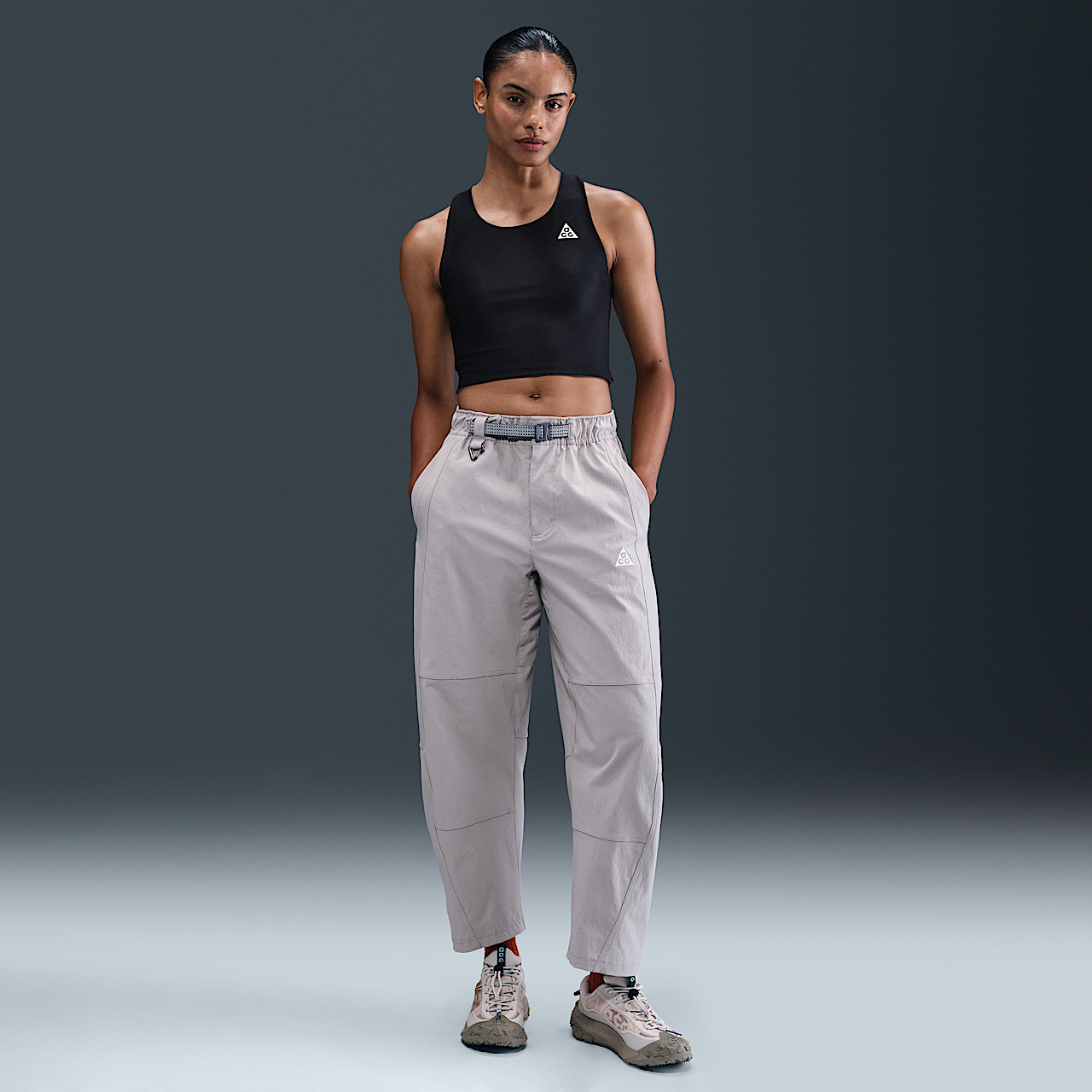 Nike ACG sneaker Zwart/Mink Brown/Summit White