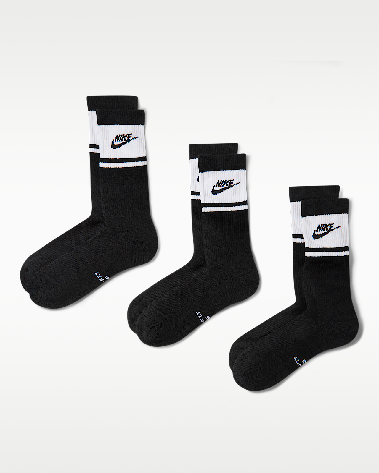 Unisex носки Nike Everyday Elevated Crew Socks (3 Pairs)