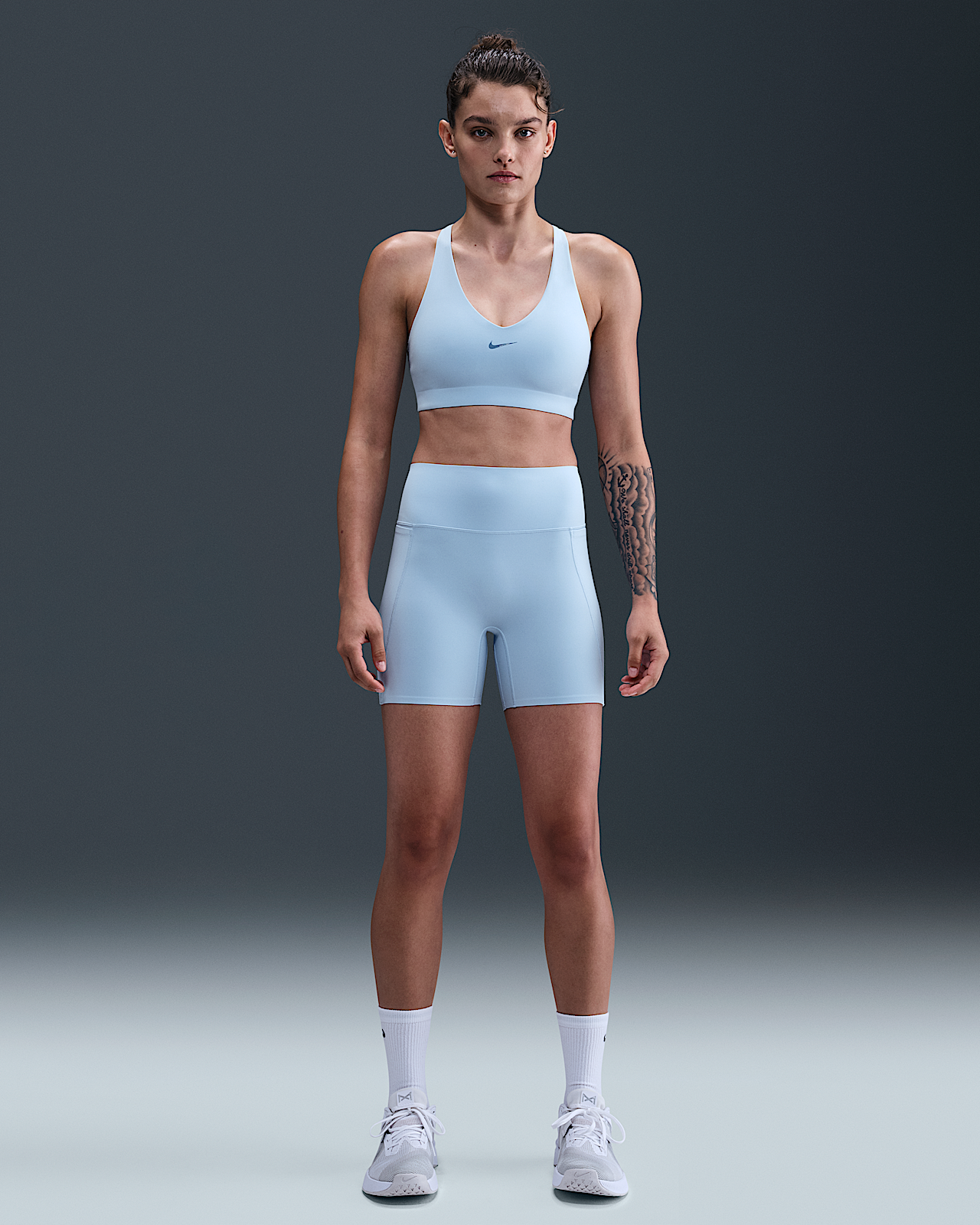 Женские шорты Nike Universa High-Waisted 5" Biker Shorts with No Front Seam