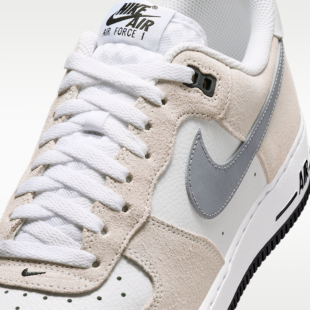 Nike  sneaker Wit/Zwart/Cool Grey/Metallic Cool Grey