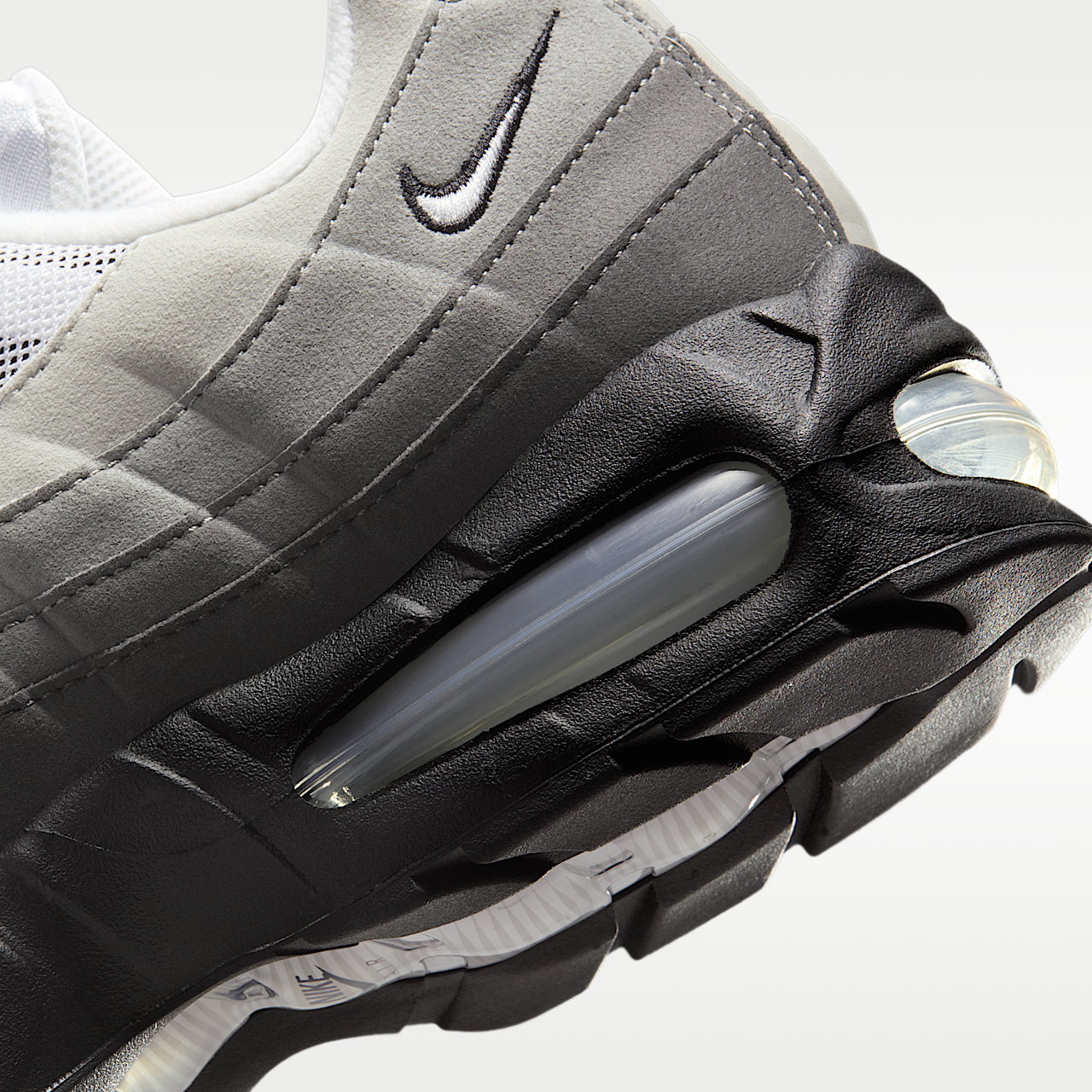 Nike Air Max 95 sneaker Zwart/Medium Ash/Dark Pewter/Wit