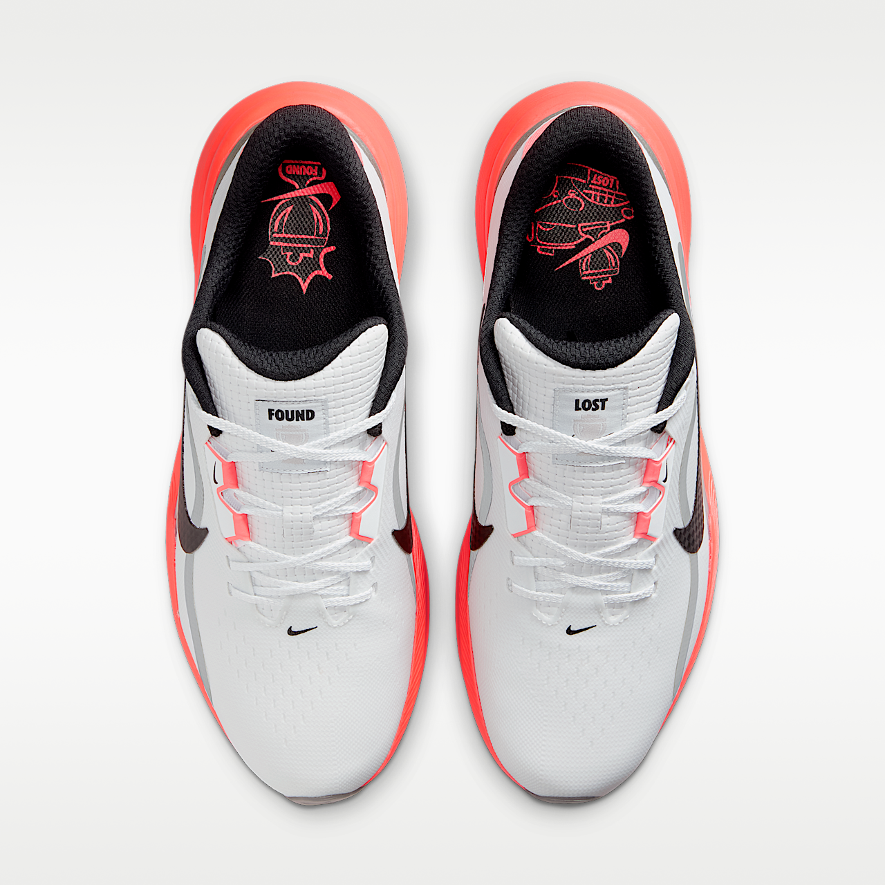 Nike Pegasus sneaker Off White/Hot Lava/Zwart