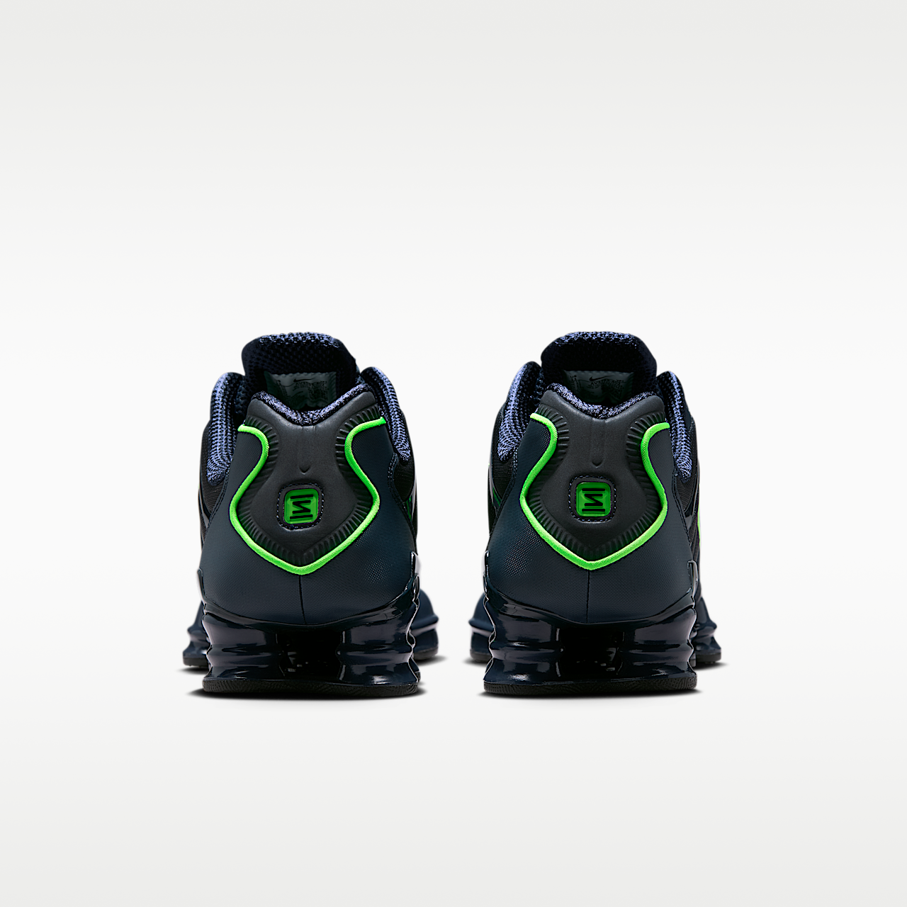 Nike Nike Shox sneaker Thunder Blue/Obsidian/Green Strike/Zwart