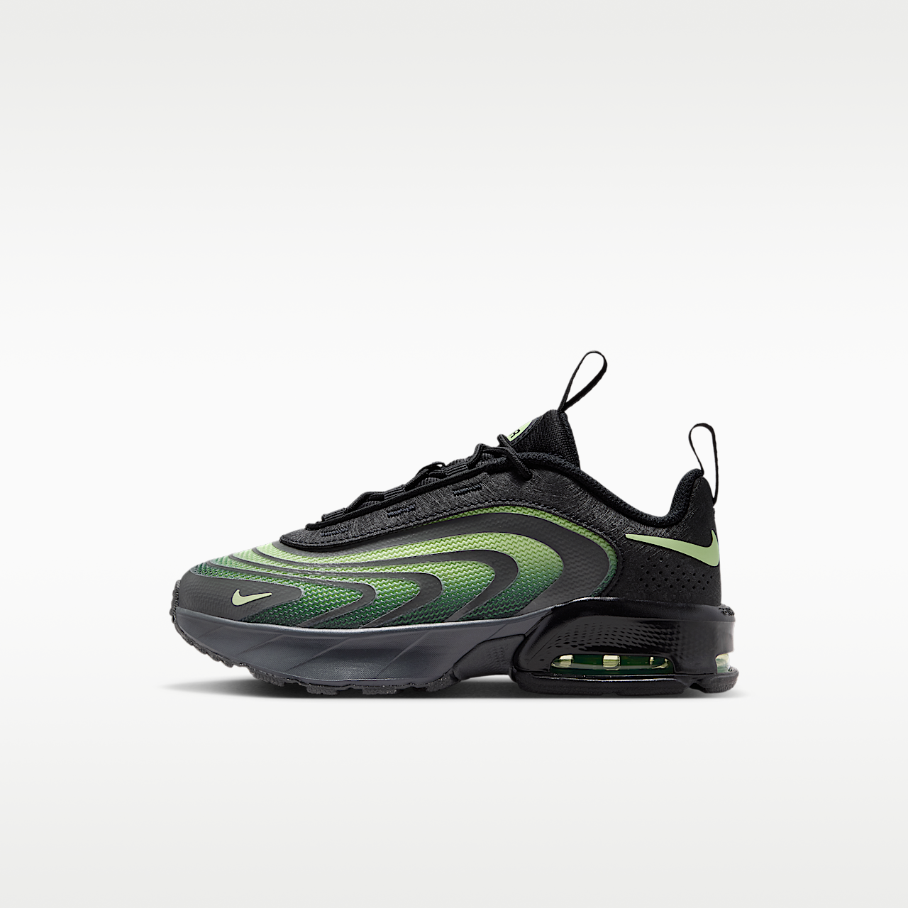 Nike Air Max sneaker Zwart/Iron Grey/Liquid Lime