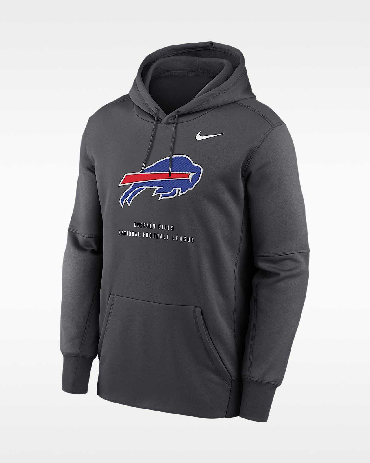 Мужское худи Buffalo Bills Nike Therma NFL Pullover Hoodie