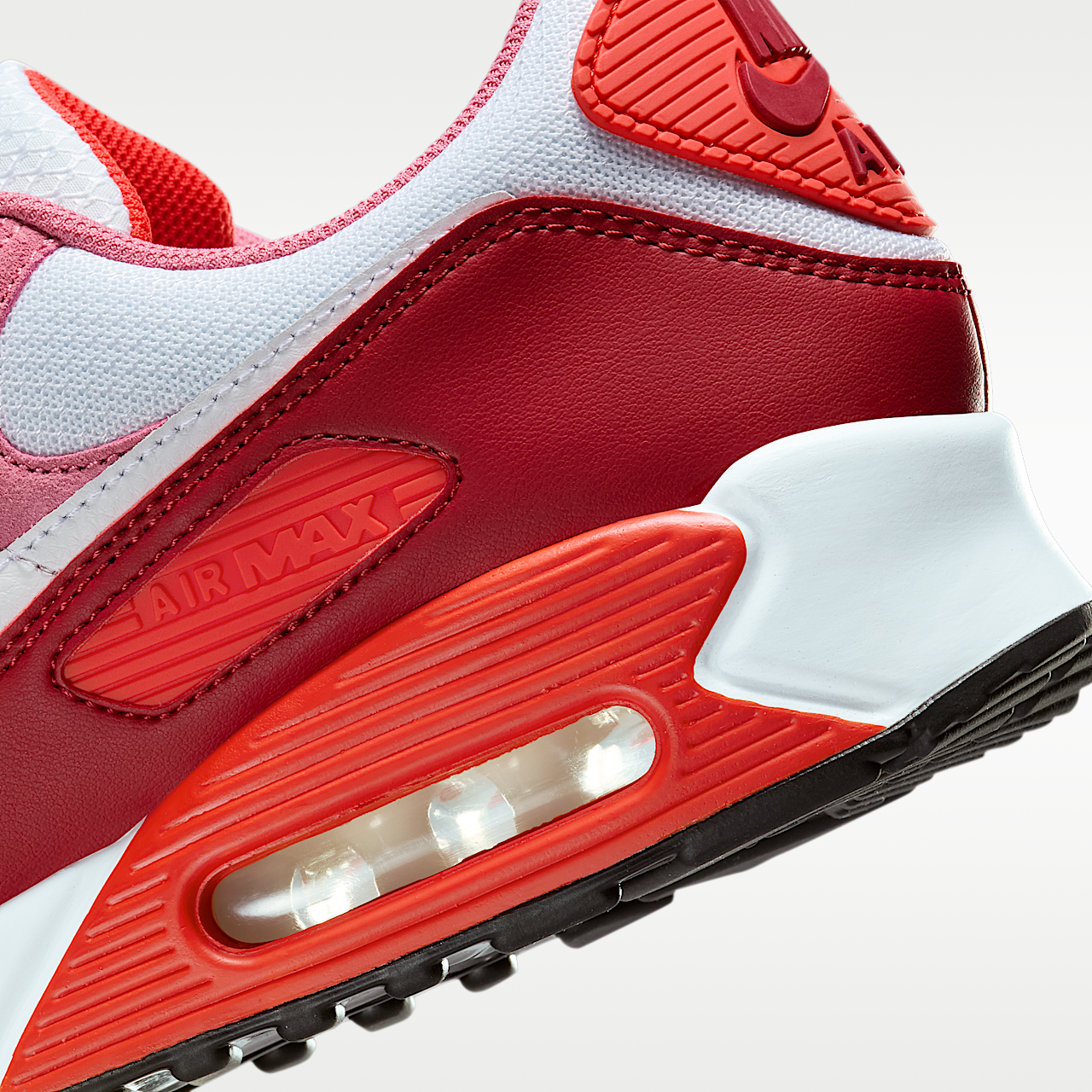 Nike Air max 90 sneaker Peony/Light Crimson/Team Crimson/Wit