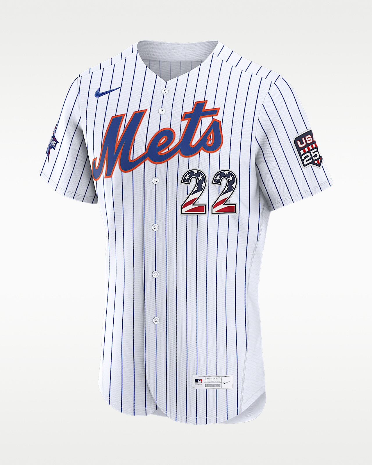 Мужские джерси Juan Soto New York Mets 2026 All-Star Game Nike MLB Authentic Jersey