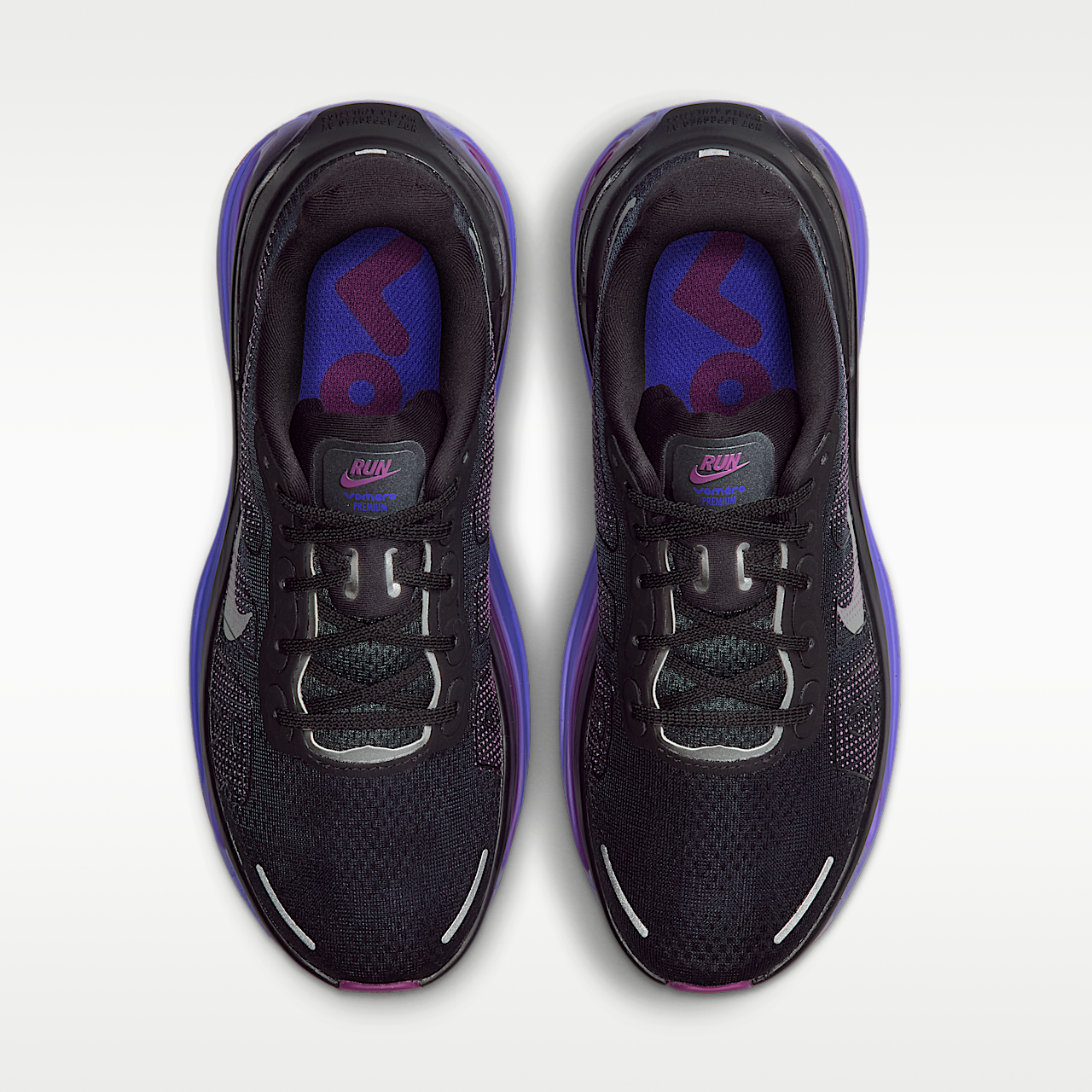 Nike Vomero sneaker Zwart/Persian Violet/Bold Berry/Metallic Silver