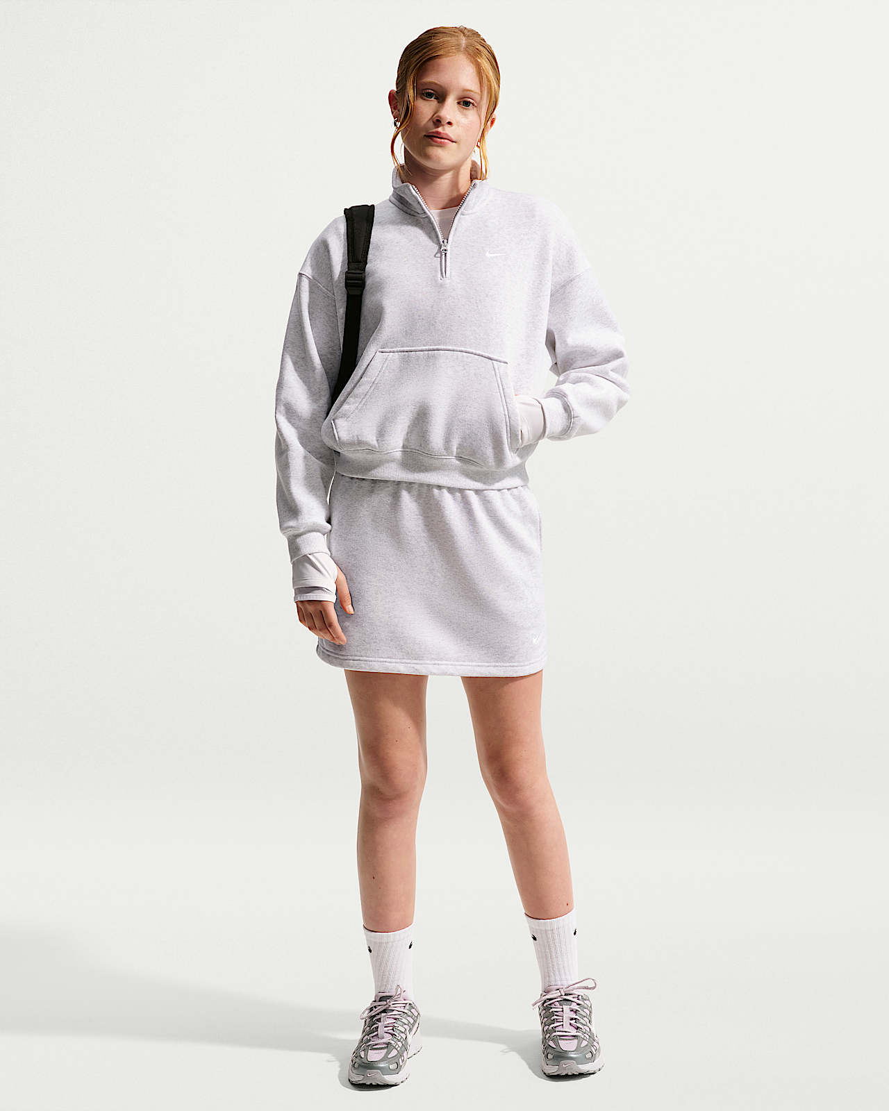 Детская юбка Nike Sportswear Studio Fleece Big Kids' (Girls') French Terry Skirt