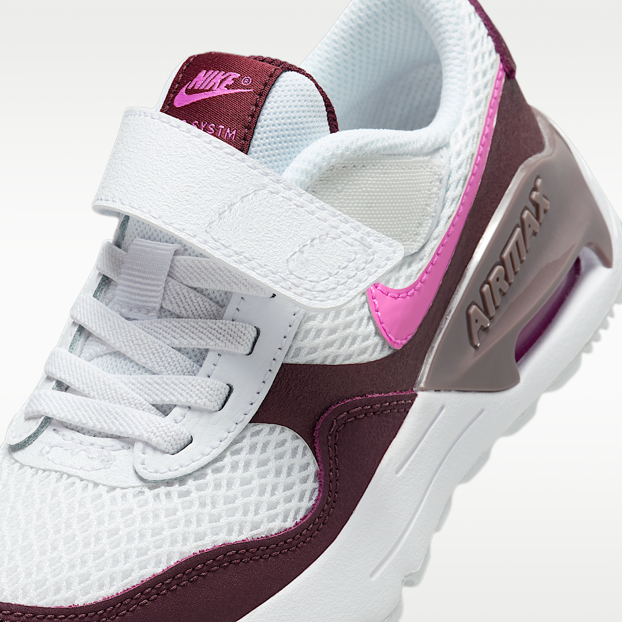Nike Air Max sneaker Wit/Burgundy Crush/Violet Ore/Playful Pink