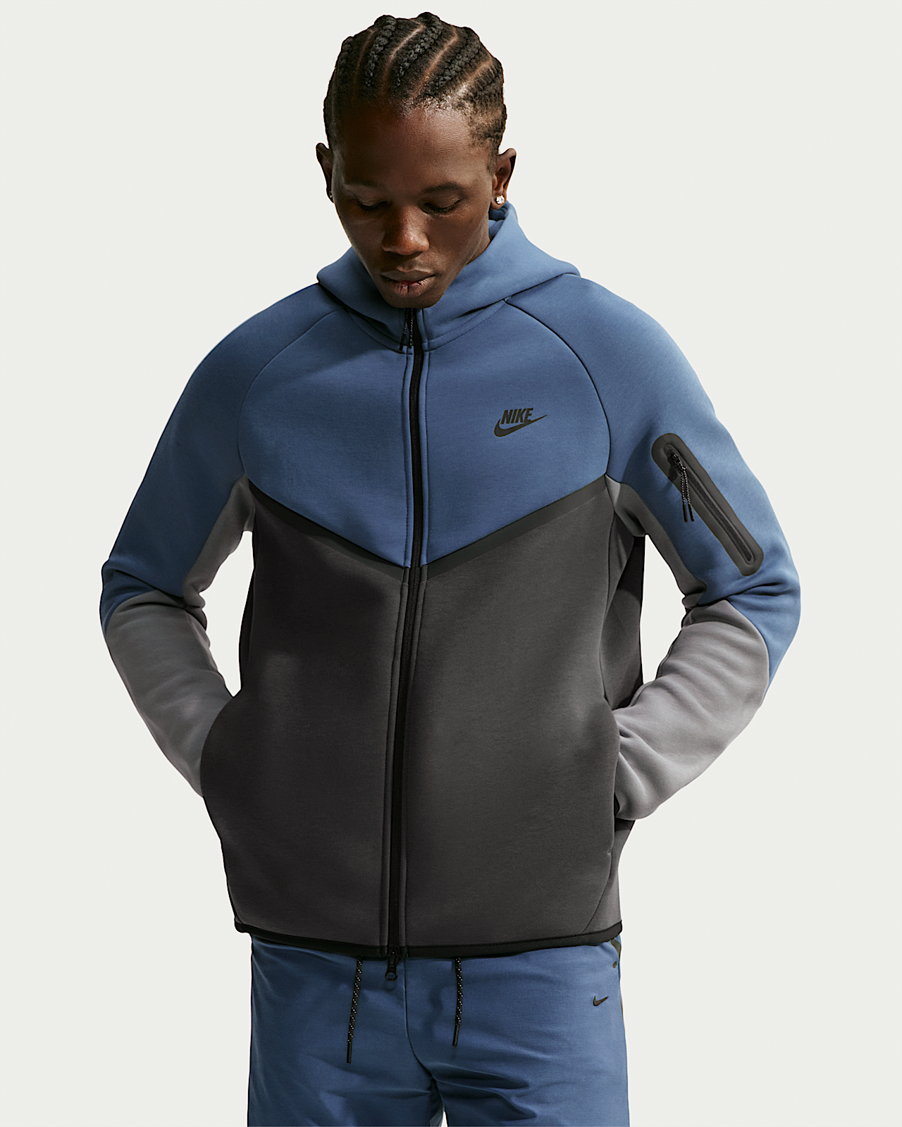 Мужская куртка Nike Tech Fleece Windrunner Full-Zip для бега