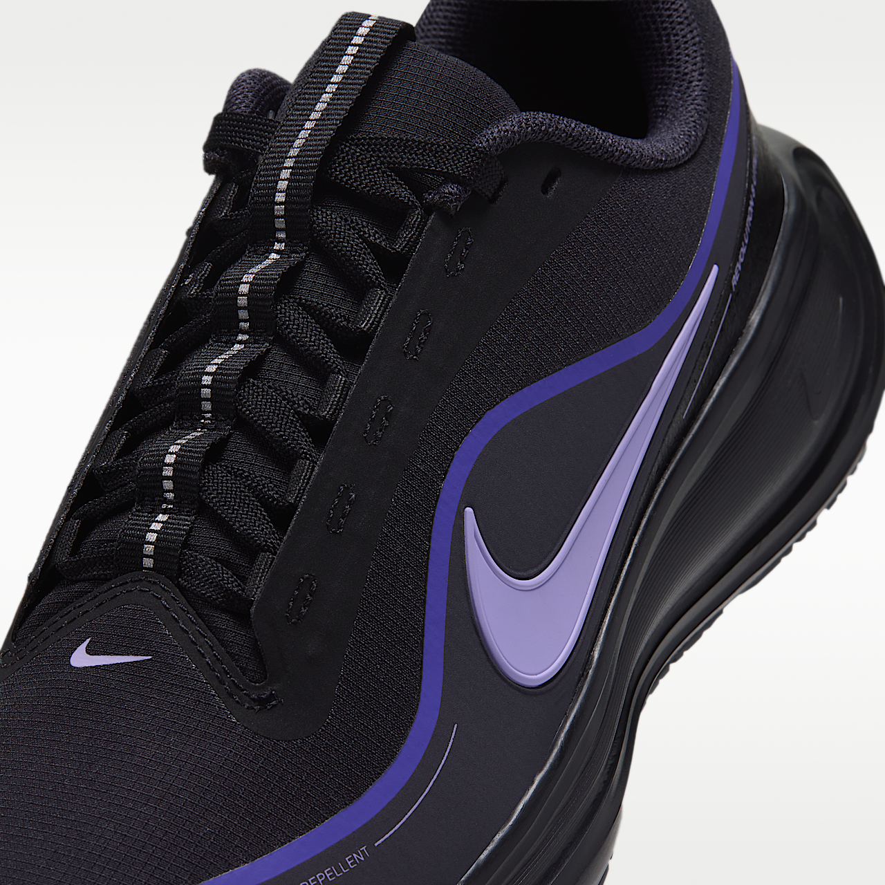 Nike  sneaker Zwart/Persian Violet/Gridiron/Purple Pulse