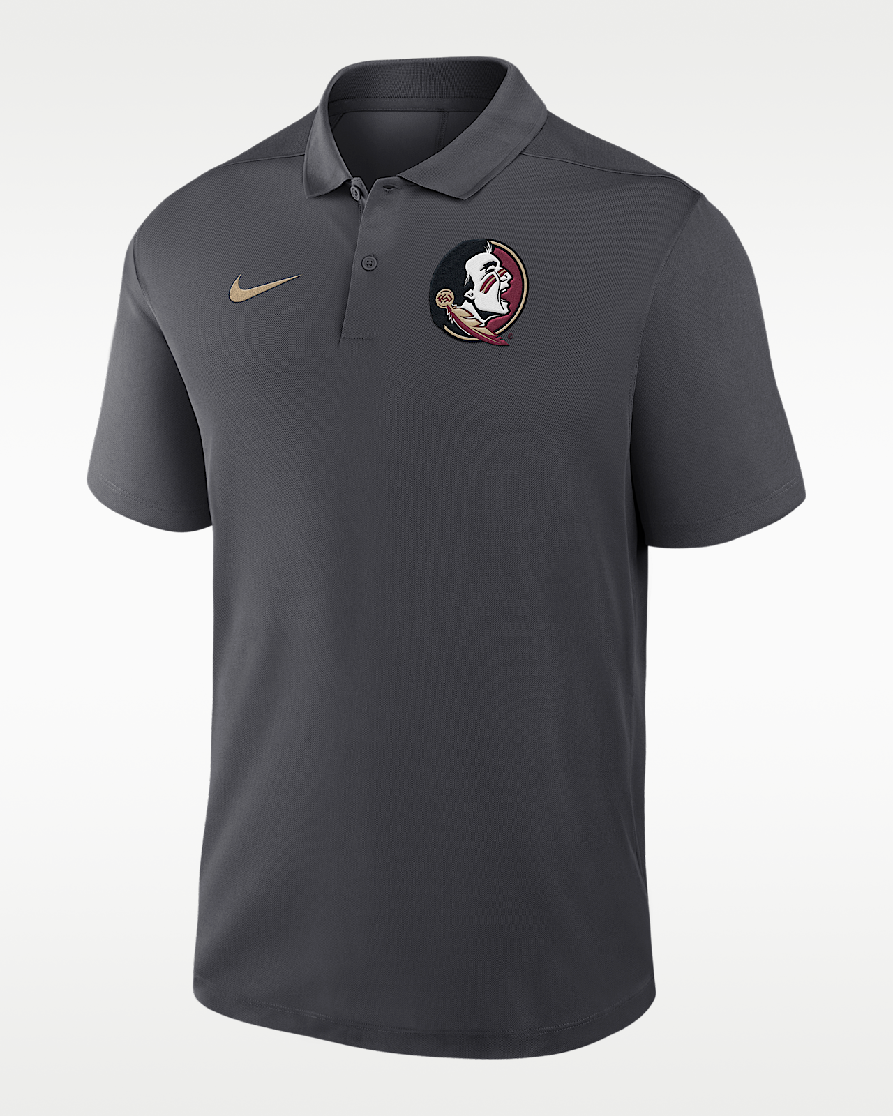 Мужские  Florida State Primetime Victory Primary Logo Nike Dri-FIT College Polo