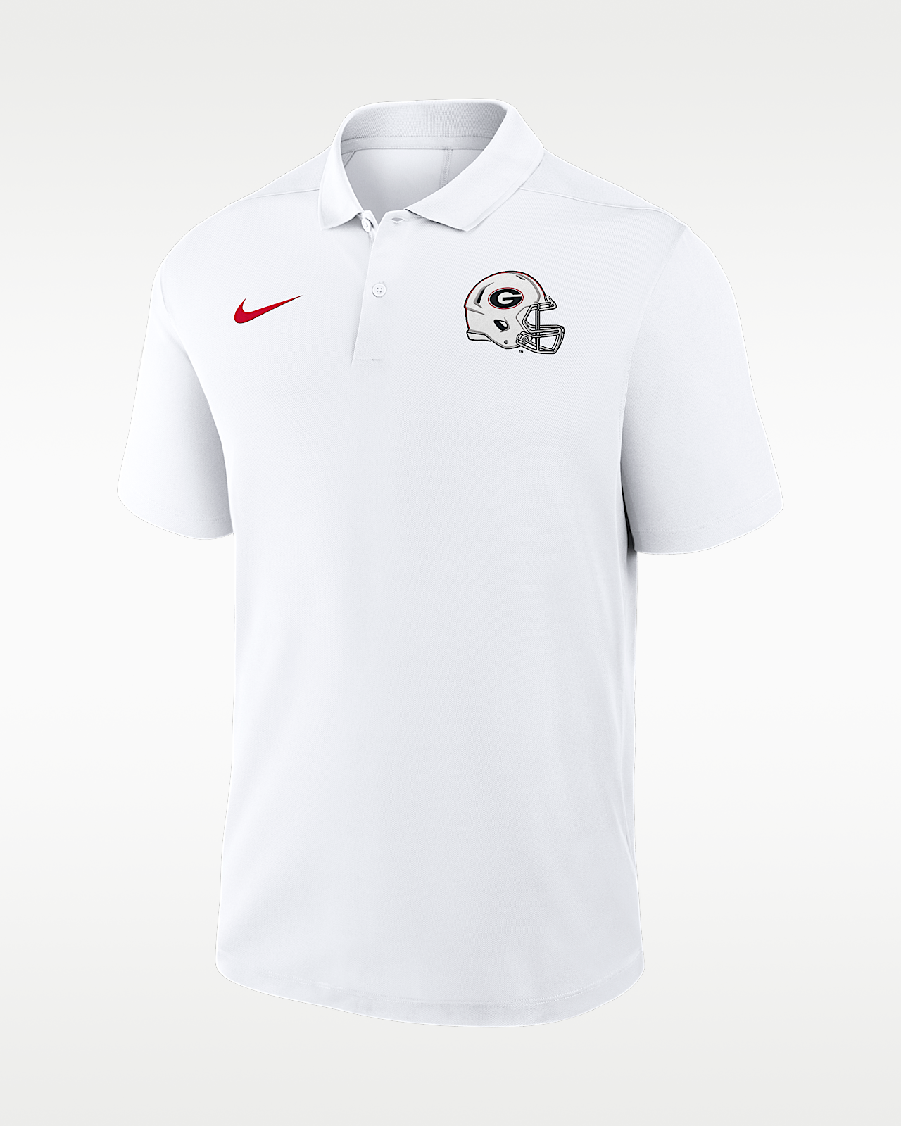 Мужские  Georgia 2026 White Out Victory Nike Dri-FIT College Polo