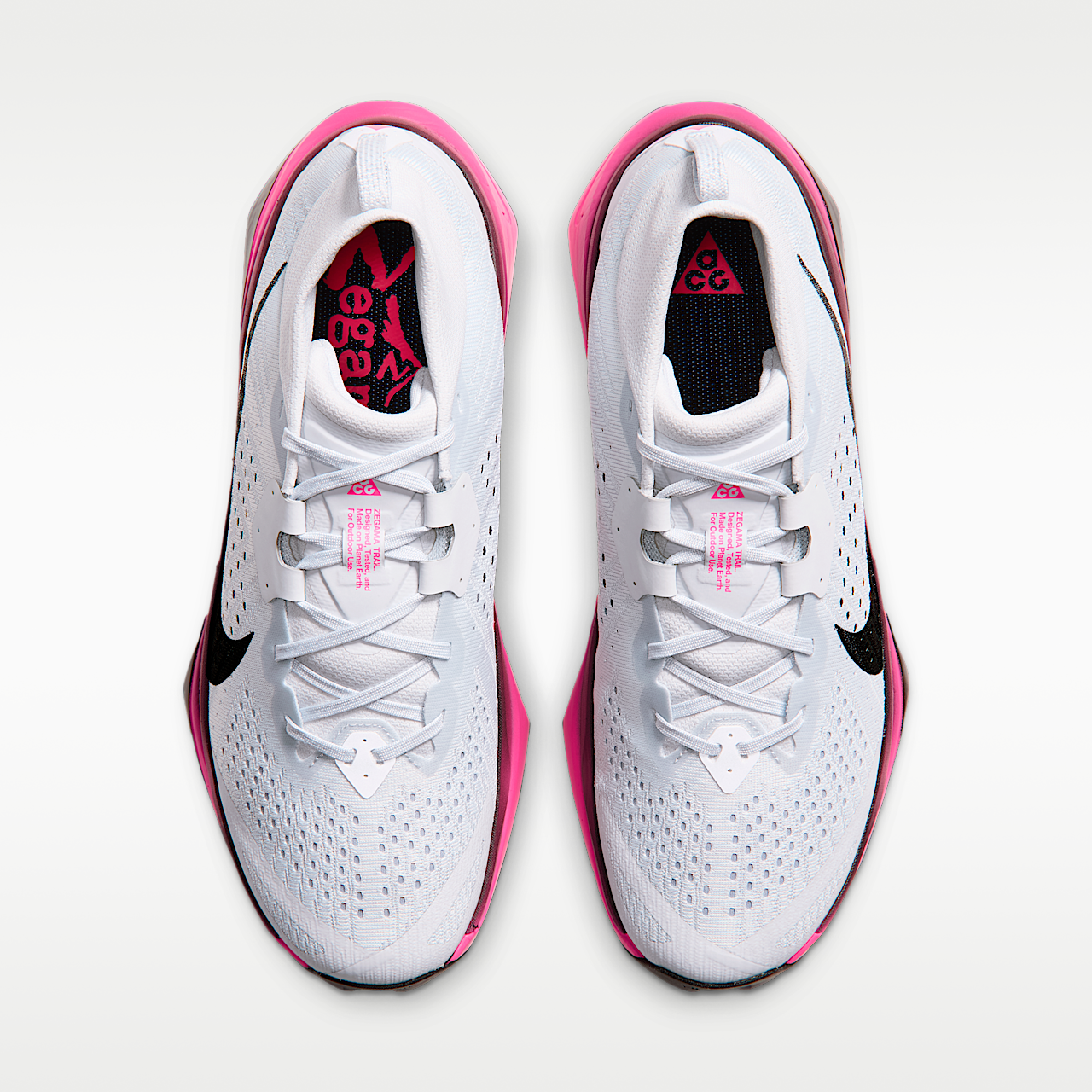 Nike ACG sneaker Pure Platinum/Hyper Pink/Yellow Ochre/Zwart