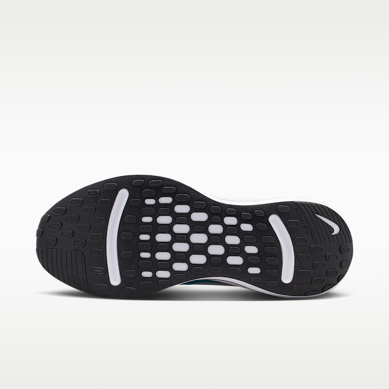 Nike  sneaker Summit White/Zwart/Metallic Silver/Bright Spruce