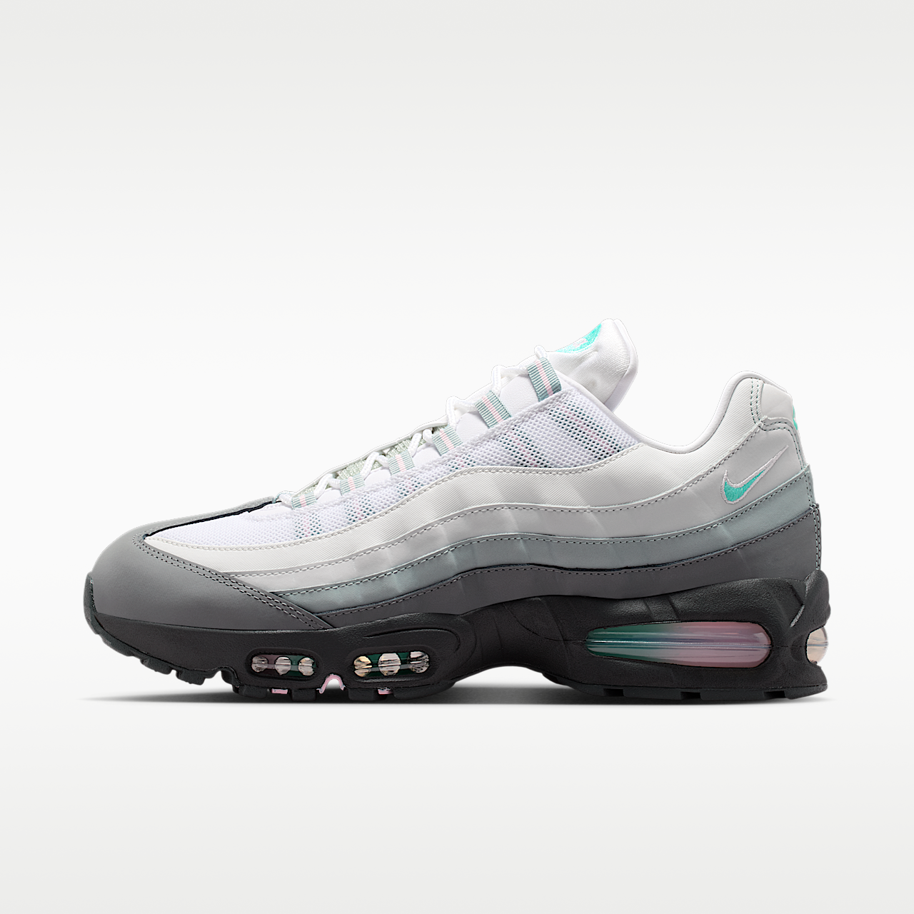 Nike Air Max sneaker Anthracite/Hyper Turquoise/Wit/Pink Foam