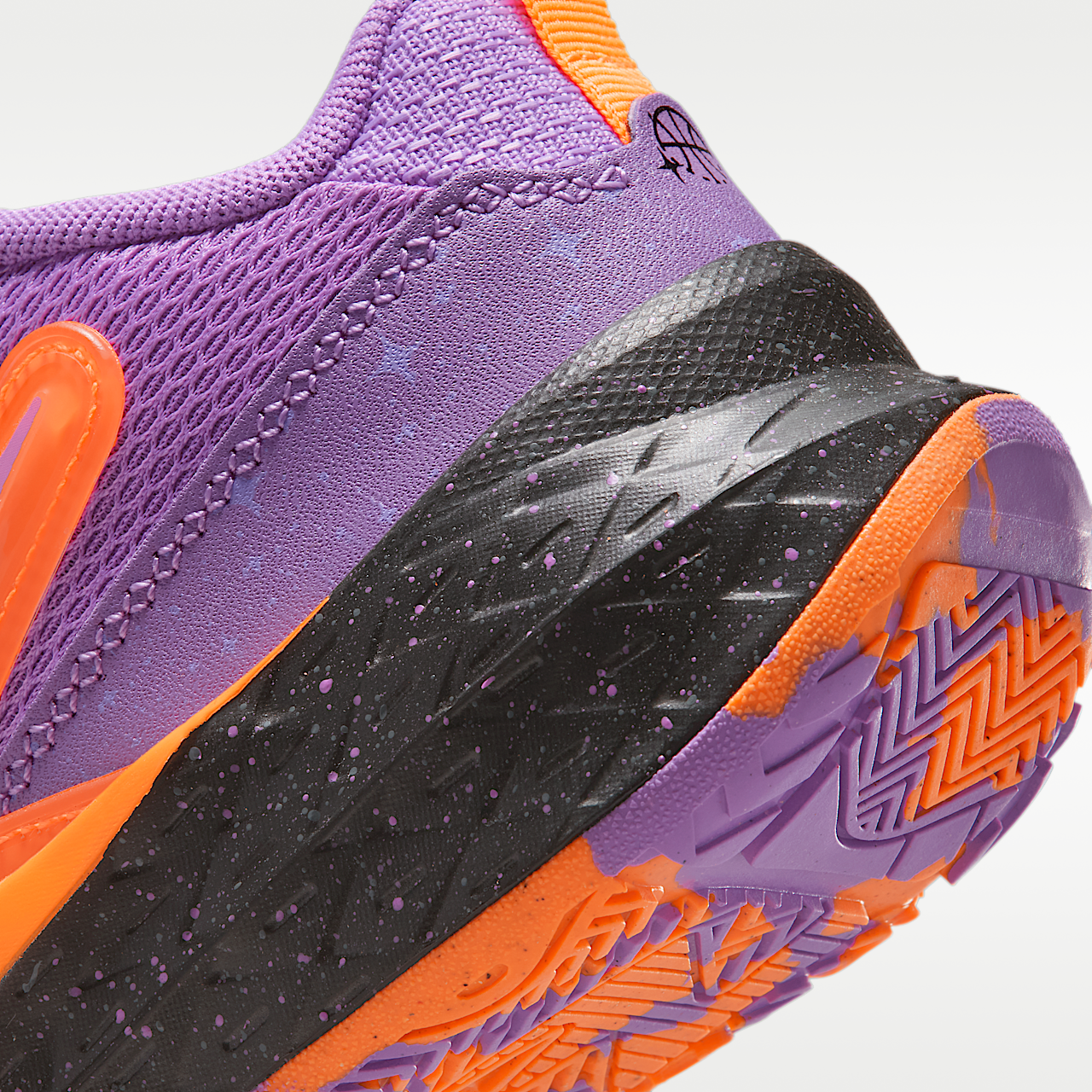 Nike  sneaker Bright Violet/Total Orange/Cool Grey/Zwart