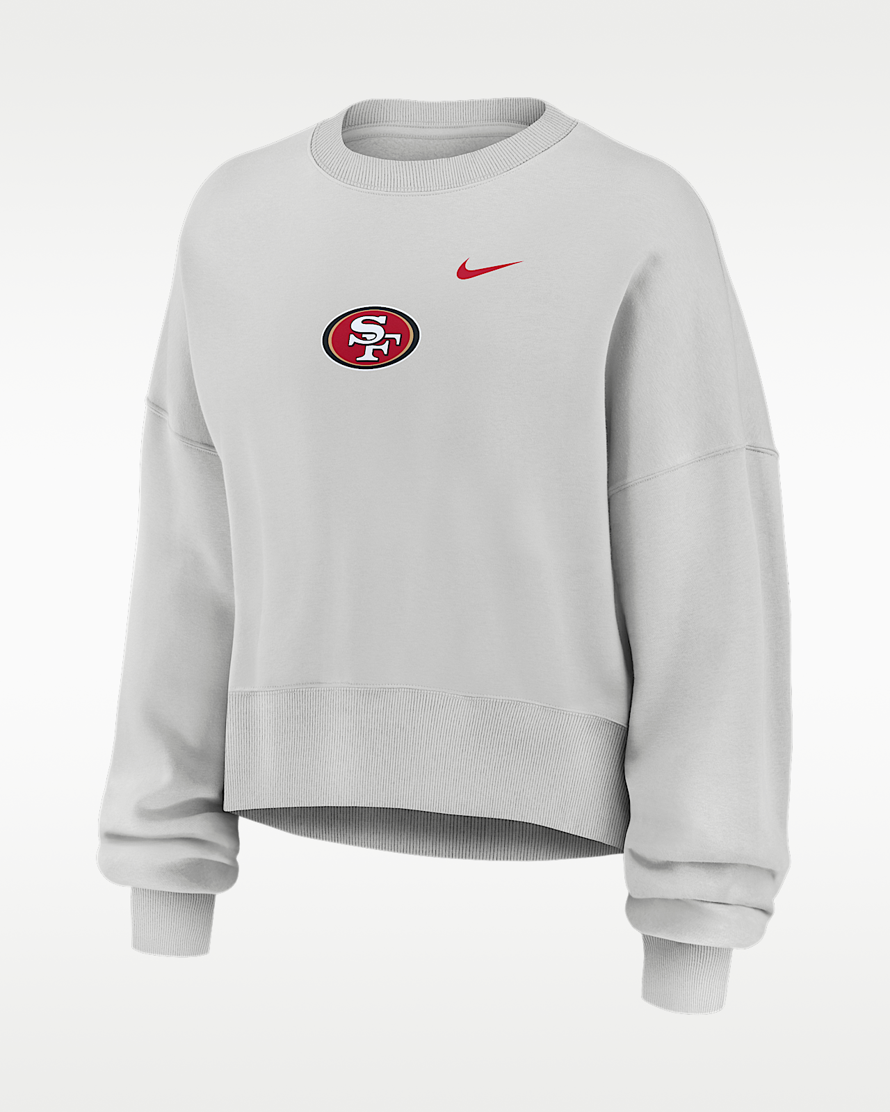 Женские  San Francisco 49ers Primetime Phoenix Nike NFL Oversized Pullover Crew