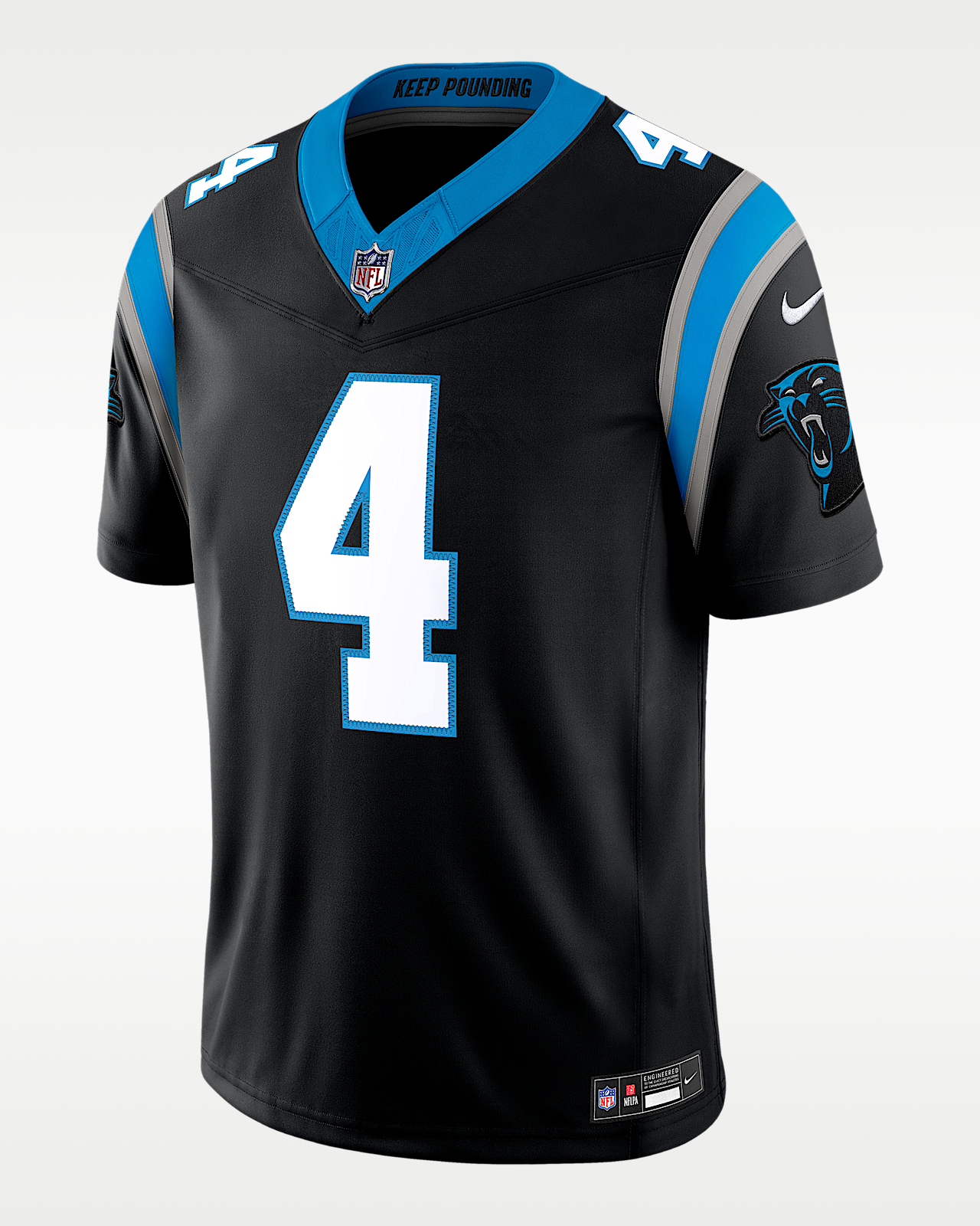 Мужские джерси Tetairoa McMillan Carolina Panthers Nike Dri-FIT NFL Limited Jersey