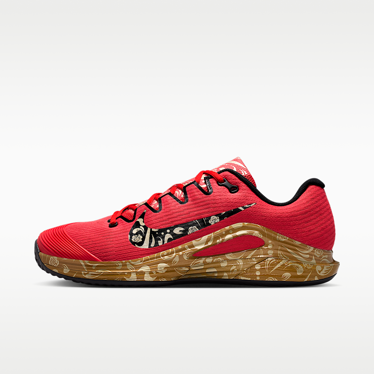 Nike  sneaker Sport Red/Metallic Gold/Zwart
