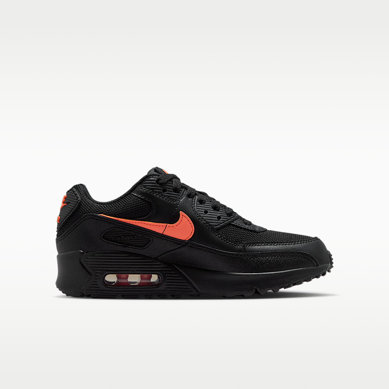 Nike Air Max sneaker Zwart/Turf Orange