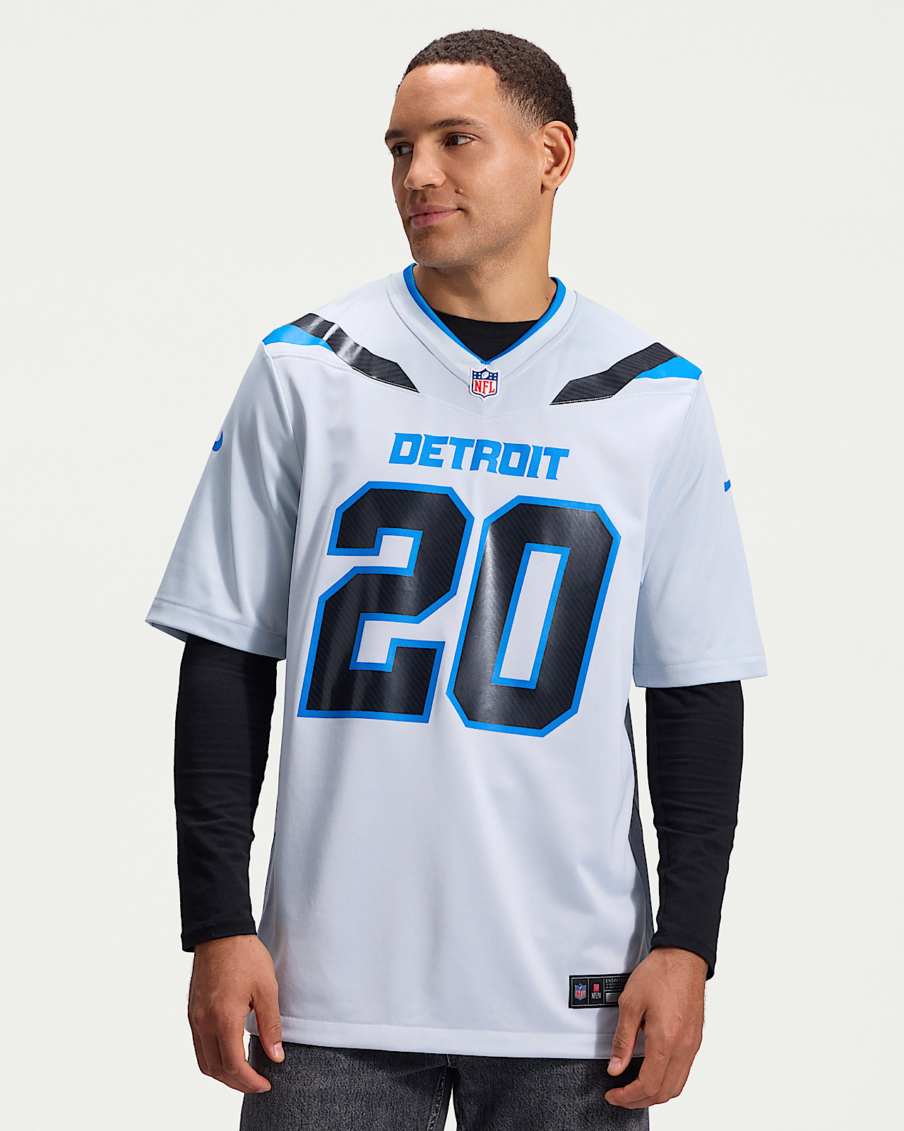 Мужские джерси Barry Sanders Detroit Lions Rivalries Collection Nike NFL Game Jersey