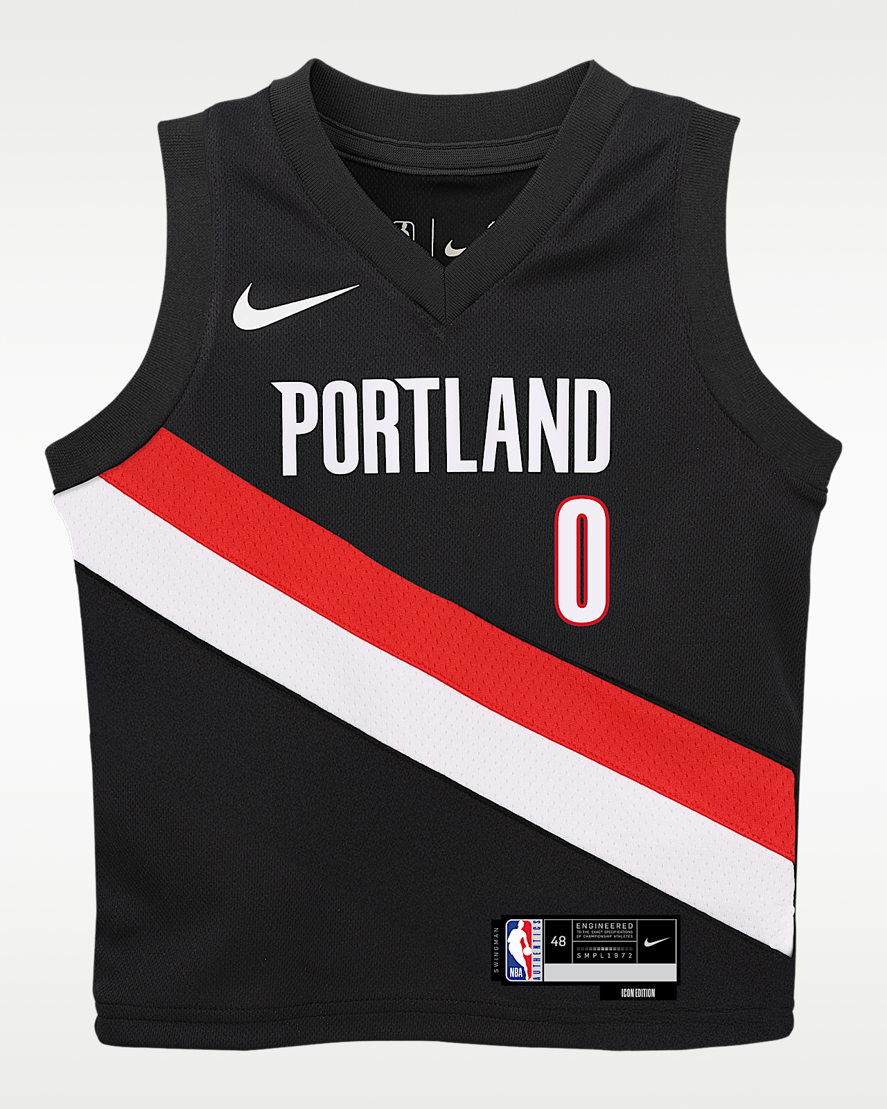 Детские джерси Damian Lillard Portland Trail Blazers Icon Edition Toddler Nike NBA Replica Jersey