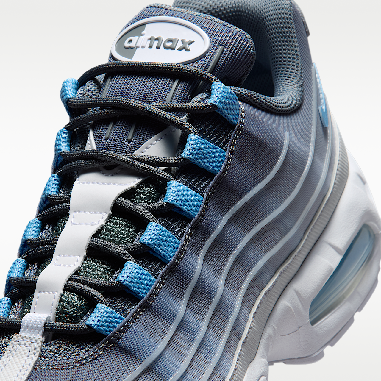 Nike Air Max sneaker Smoke Grey/Wit/Zwart/Football Blue
