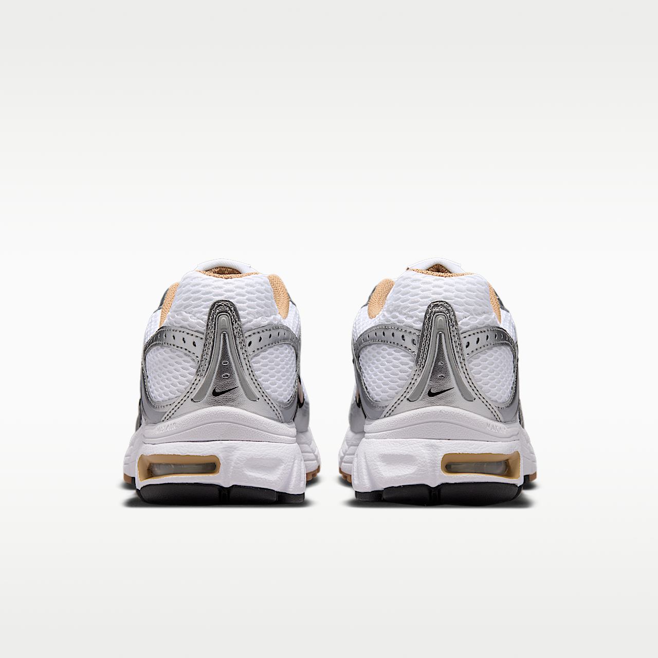Nike Air Max sneaker Wit/Metallic Silver/Zwart/British Khaki