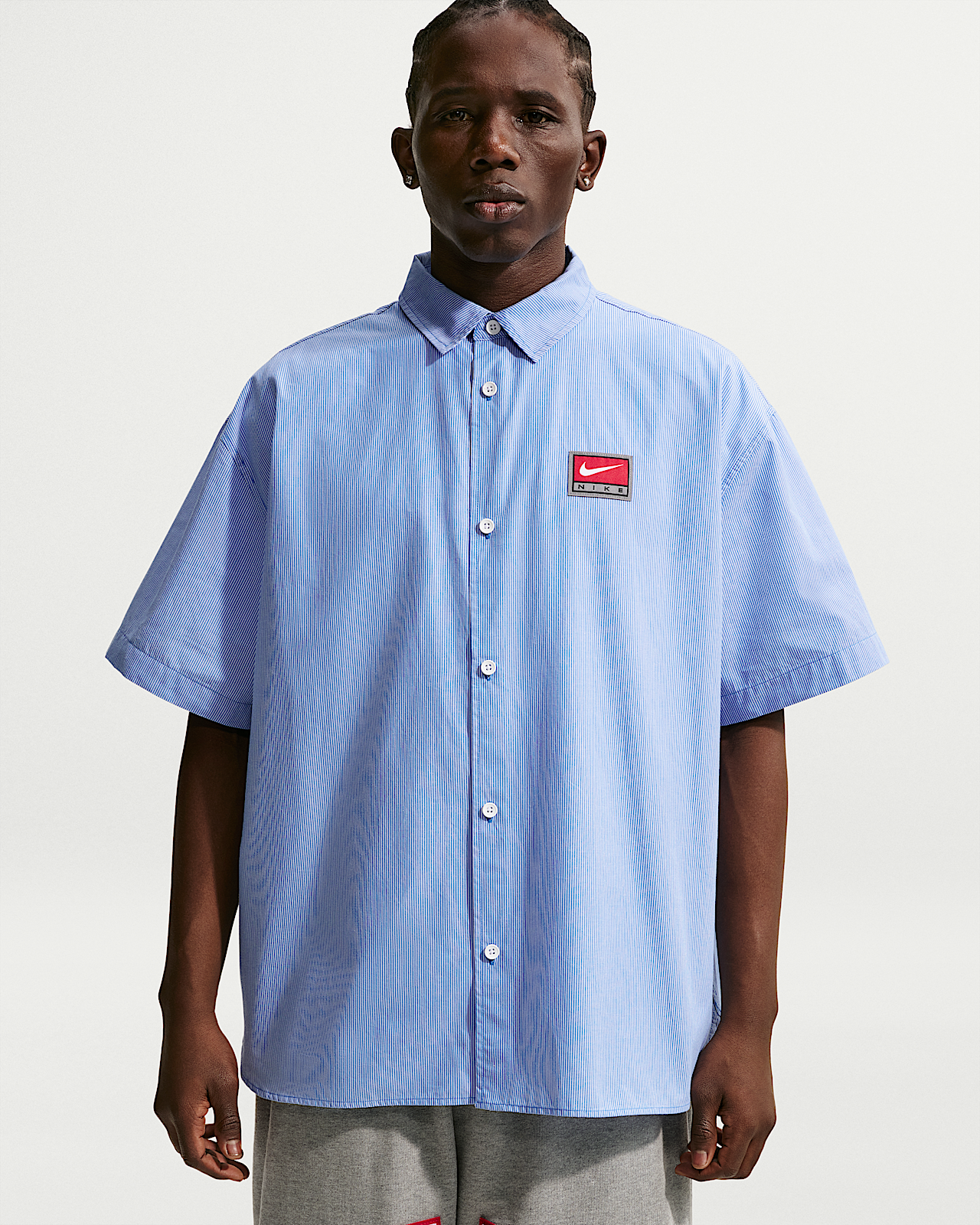 Мужские шорты Nike Life Short-Sleeve Button-Down Top