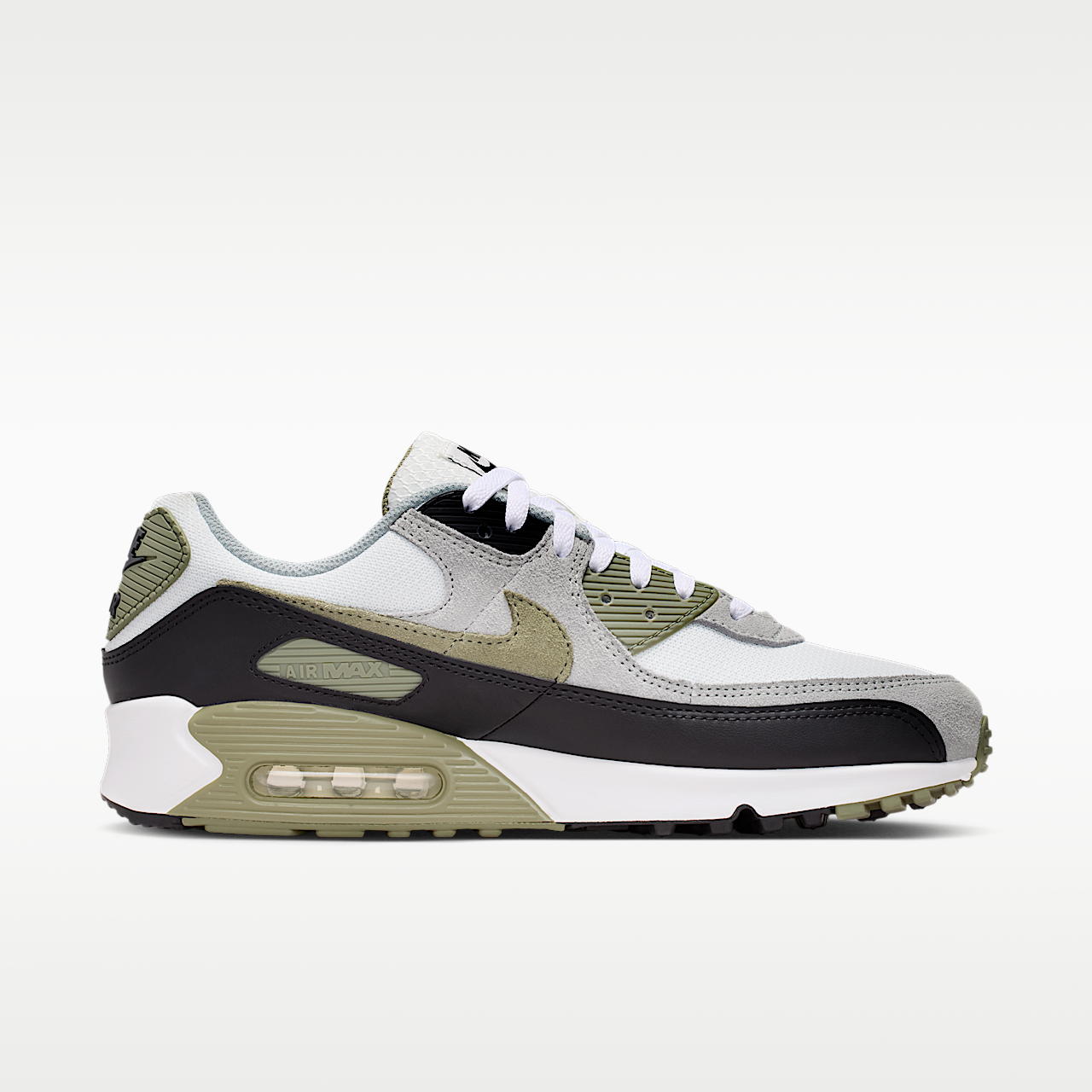 Nike Air max 90 sneaker Summit White/Light Pumice/Zwart/Silver Sage