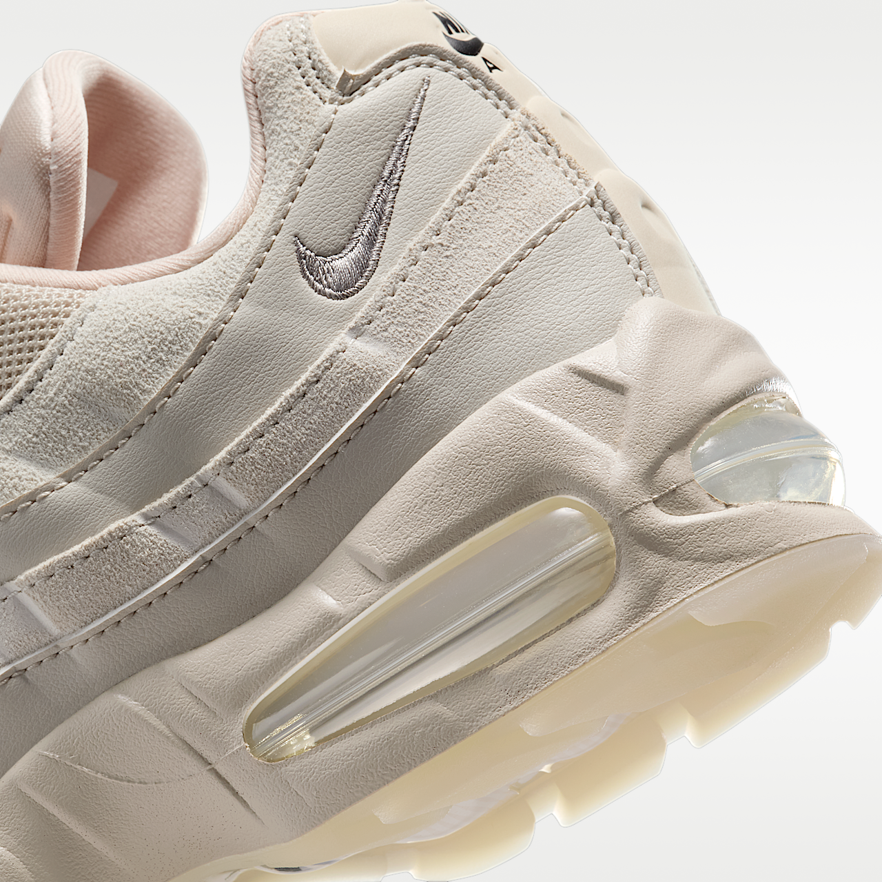 Nike Air Max 95 sneaker Light Orewood Brown/Platinum Tint/Zwart/Phantom