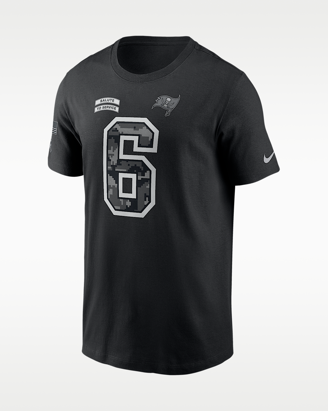 Мужская футболка Baker Mayfield Tampa Bay Buccaneers Salute to Service Nike NFL