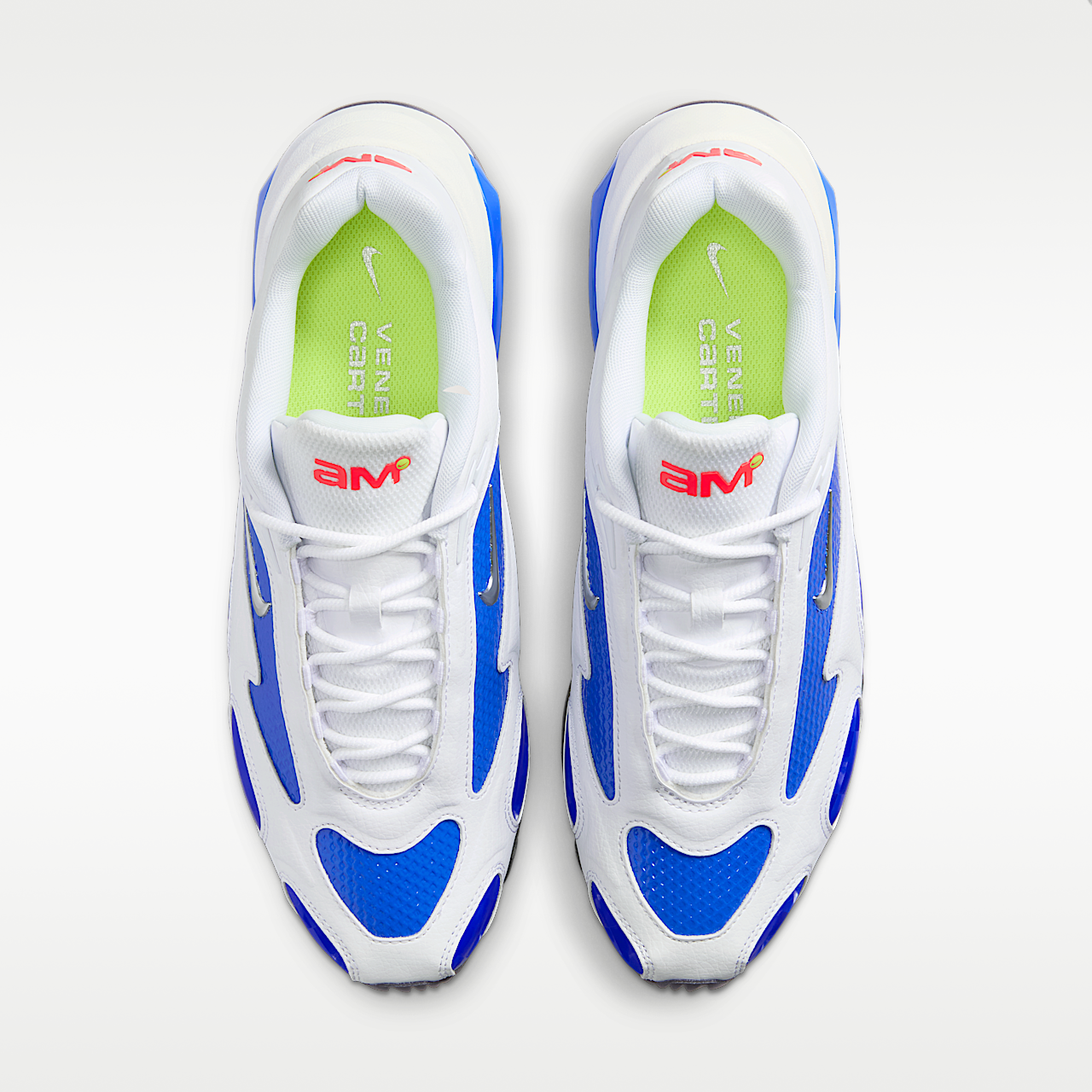 Nike Air Max sneaker Wit/Racer Blue/Light Racer Blue/Metallic Silver