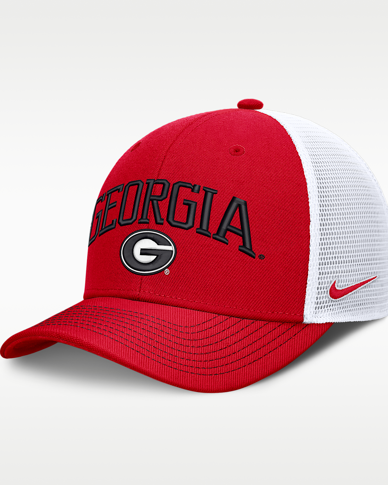 Женские  Georgia Primetime Arched Nike Dri-FIT College Trucker Adjustable Hat