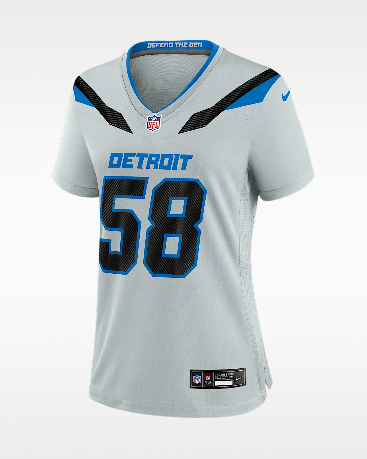 Женские джерси Penei Sewell Detroit Lions Rivalries Collection Nike NFL Game Jersey