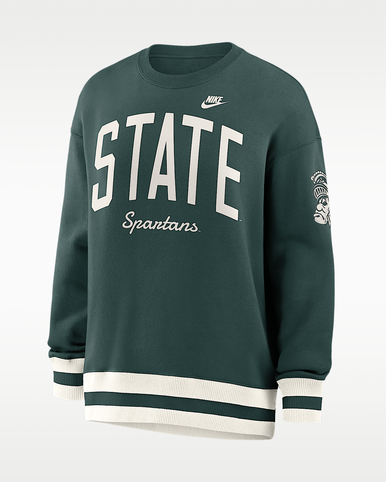 Женские  Michigan State Legacy Nike College Pullover Crew