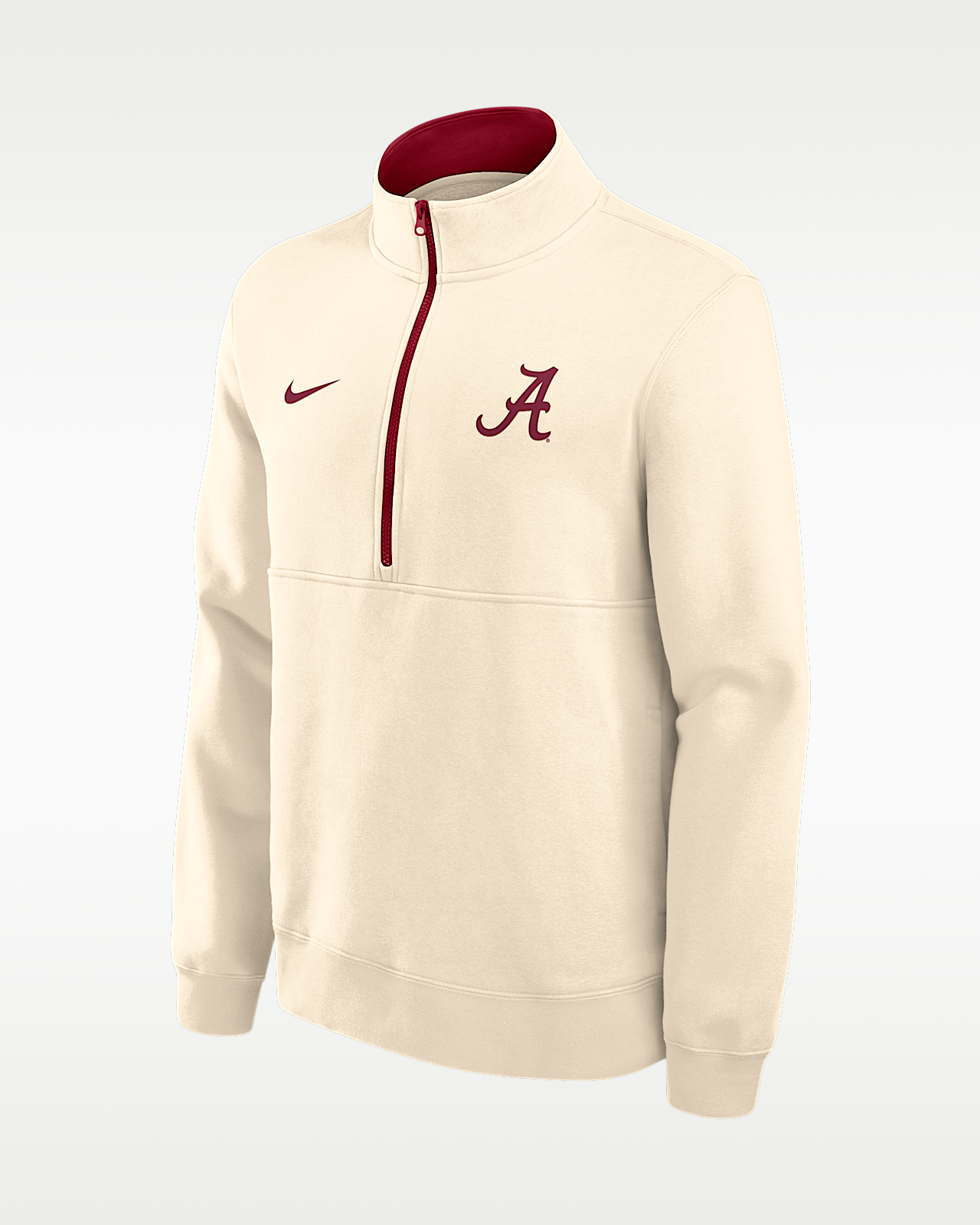 Мужские  Alabama Primetime Primary Logo Nike College 1/2-Zip Crew