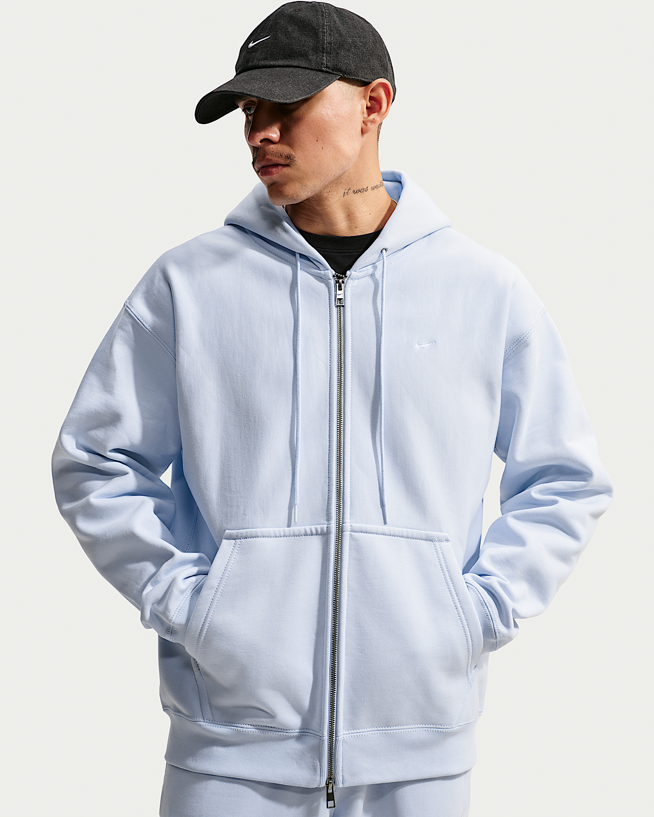 Мужское худи Nike Solo Swoosh Full-Zip Fleece Hoodie