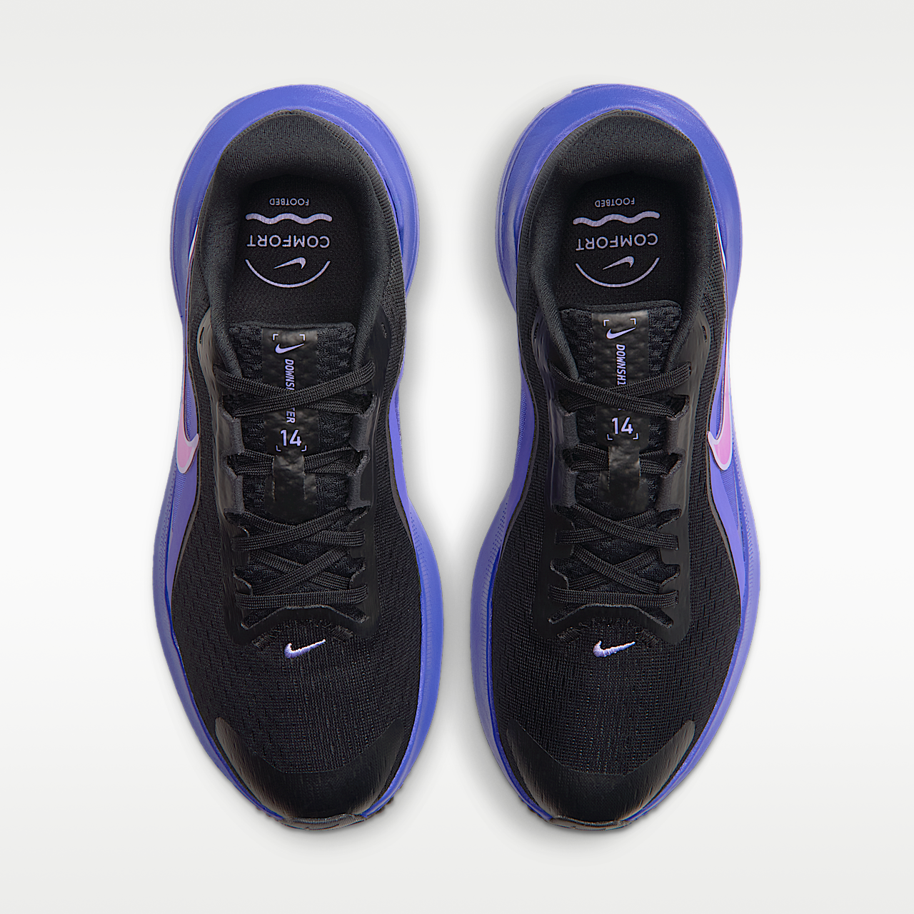 Nike  sneaker Zwart/Persian Violet/Gridiron/Vivid Purple